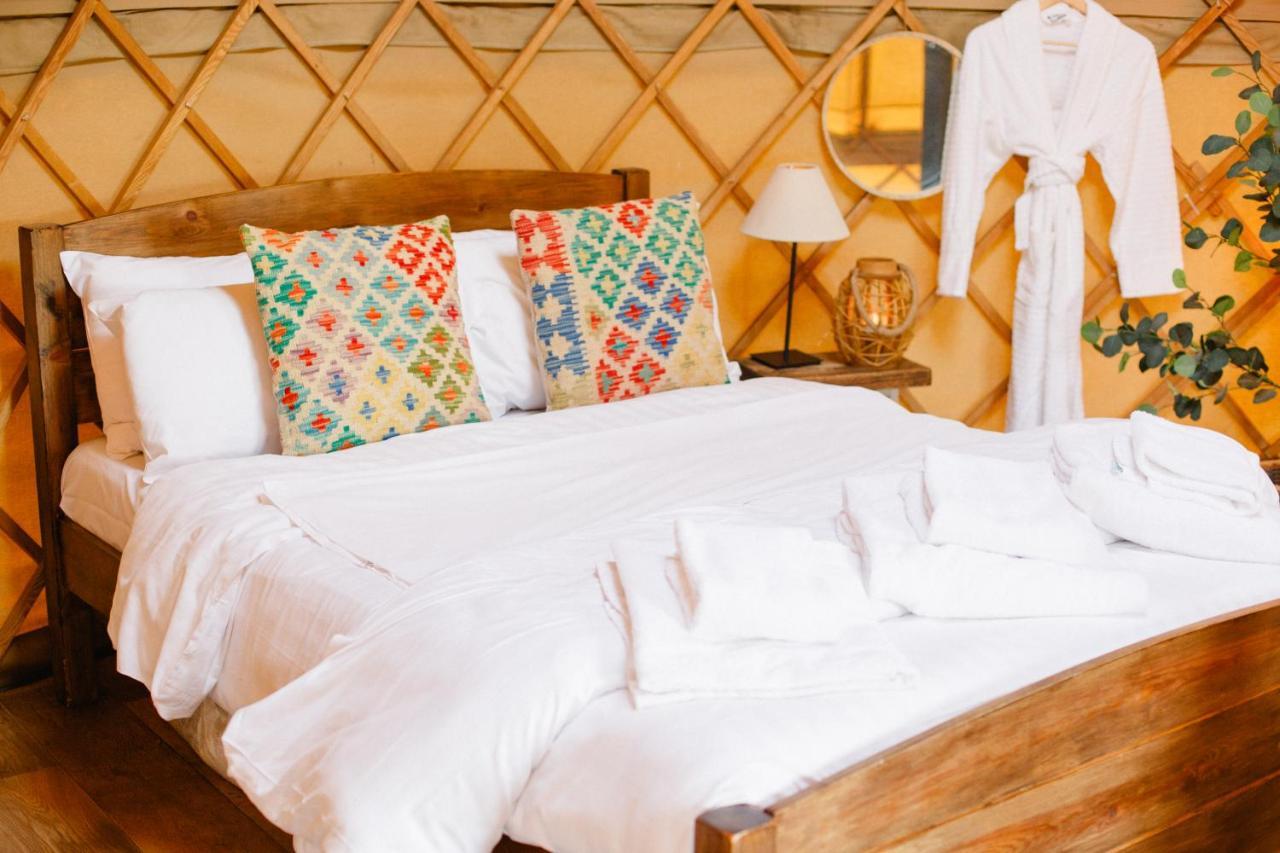 Yurtshire Fountains - Wensley Yurt Vila Ripon Exterior foto