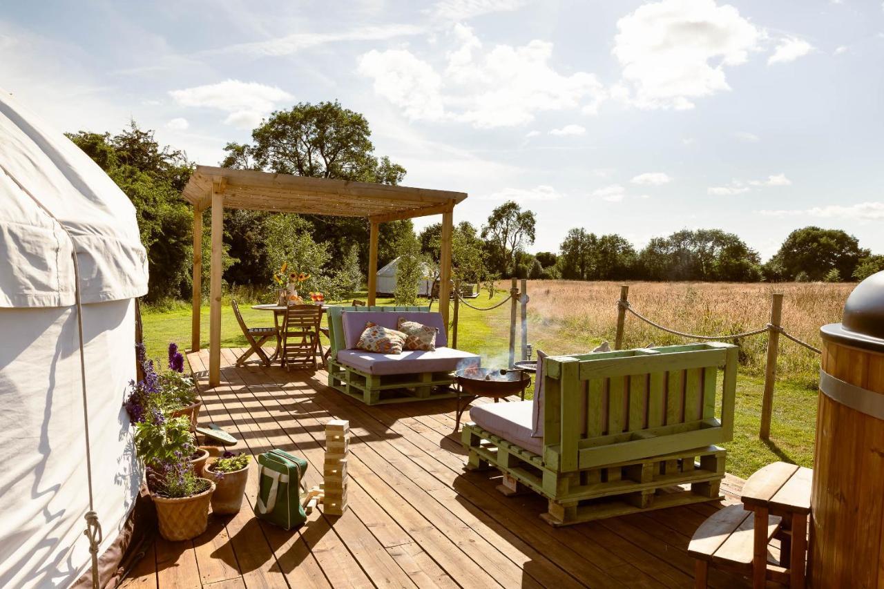Yurtshire Fountains - Wensley Yurt Vila Ripon Exterior foto